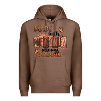 Chestnut Made with melanin always poppin' Premium Hoodie - RanaPortraitStore