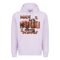 Lilac Made with melanin always poppin' Premium Hoodie - RanaPortraitStore