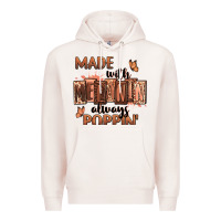 Pale Pink Made with melanin always poppin' Premium Hoodie - RanaPortraitStore