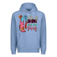 Colony Blue Afro heels Premium Hoodie - RanaPortraitStore
