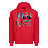 Red Afro heels Premium Hoodie - RanaPortraitStore