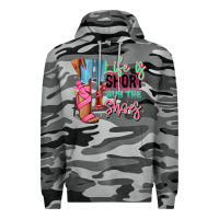 Slate Camo Afro heels Premium Hoodie - RanaPortraitStore