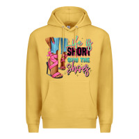 Antique Gold Afro heels Premium Hoodie - RanaPortraitStore