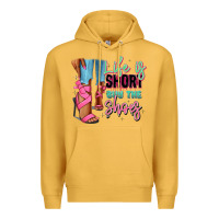 Mustard Afro heels Premium Hoodie - RanaPortraitStore