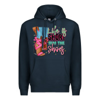 Navy Afro heels Premium Hoodie - RanaPortraitStore