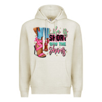 Oatmeal Heather Afro heels Premium Hoodie - RanaPortraitStore