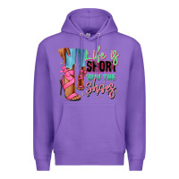 Purple Afro heels Premium Hoodie - RanaPortraitStore