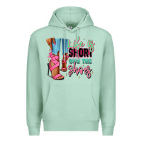 Seafoam Afro heels Premium Hoodie - RanaPortraitStore