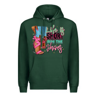 Sports Green Afro heels Premium Hoodie - RanaPortraitStore