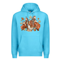 Ocean Blue Melanin Christmas black girl sneakers Premium Hoodie - RanaPortraitStore