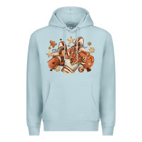 Blue Mist Melanin Christmas black girl sneakers Premium Hoodie - RanaPortraitStore