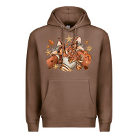 Chestnut Melanin Christmas black girl sneakers Premium Hoodie - RanaPortraitStore