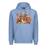 Colony Blue Melanin Christmas black girl sneakers Premium Hoodie - RanaPortraitStore