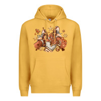 Mustard Melanin Christmas black girl sneakers Premium Hoodie - RanaPortraitStore