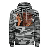 Slate Camo Melanin many shades of brown afro woman Premium Hoodie - RanaPortraitStore