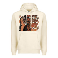 Tofu Melanin many shades of brown afro woman Premium Hoodie - RanaPortraitStore
