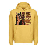 Antique Gold Melanin many shades of brown afro woman Premium Hoodie - RanaPortraitStore