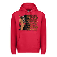 Cardinal Melanin many shades of brown afro woman Premium Hoodie - RanaPortraitStore