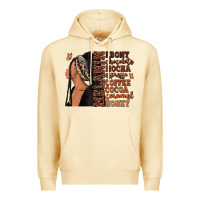 Pina Colada Melanin many shades of brown afro woman Premium Hoodie - RanaPortraitStore