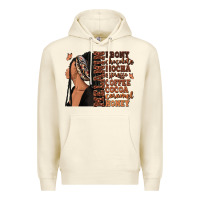 Sandshell Melanin many shades of brown afro woman Premium Hoodie - RanaPortraitStore