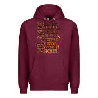 Burgundy Melanin shades of brown Premium Hoodie - RanaPortraitStore