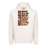 Pale Pink Melanin shades of brown Premium Hoodie - RanaPortraitStore