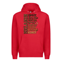 Red Melanin shades of brown Premium Hoodie - RanaPortraitStore