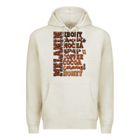 Oatmeal Heather Melanin shades of brown Premium Hoodie - RanaPortraitStore