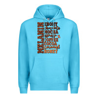 Ocean Blue Melanin shades of brown Premium Hoodie - RanaPortraitStore