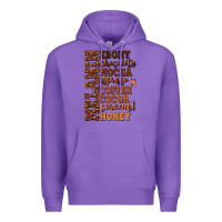 Purple Melanin shades of brown Premium Hoodie - RanaPortraitStore