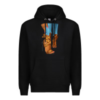 Black Leopard heels black fashion girl Premium Hoodie - RanaPortraitStore