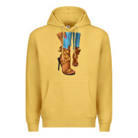 Antique Gold Leopard heels black fashion girl Premium Hoodie - RanaPortraitStore