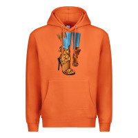 Carrot Leopard heels black fashion girl Premium Hoodie - RanaPortraitStore