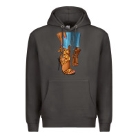 Smoke Leopard heels black fashion girl Premium Hoodie - RanaPortraitStore