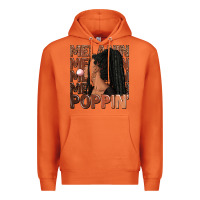Carrot Melanin poppin' afro woman Premium Hoodie - RanaPortraitStore