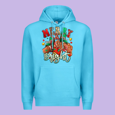 Merry And Bright Black Girl Sneakers Premium Hoodie Designed By Ranaportraitstore