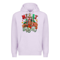 Lilac Merry and bright black girl sneakers Premium Hoodie - RanaPortraitStore
