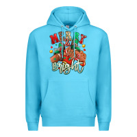 Ocean Blue Merry and bright black girl sneakers Premium Hoodie - RanaPortraitStore