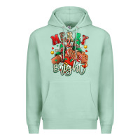 Seafoam Merry and bright black girl sneakers Premium Hoodie - RanaPortraitStore