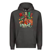 Smoke Merry and bright black girl sneakers Premium Hoodie - RanaPortraitStore