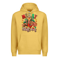 Antique Gold Merry Christmas black girl sneakers Premium Hoodie - RanaPortraitStore