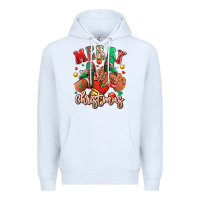 White Merry Christmas black girl sneakers Premium Hoodie - RanaPortraitStore