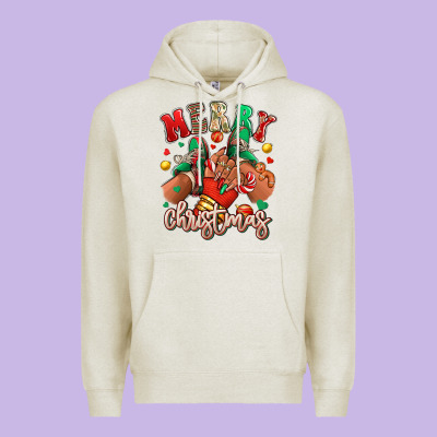 Merry Christmas Black Girl Sneakers Premium Hoodie Designed By Ranaportraitstore