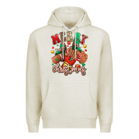 Oatmeal Heather Merry Christmas black girl sneakers Premium Hoodie - RanaPortraitStore