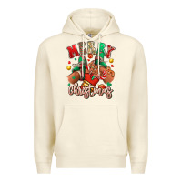 Sandshell Merry Christmas black girl sneakers Premium Hoodie - RanaPortraitStore
