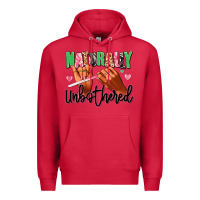 Cardinal Naturally unbothered afro nails Premium Hoodie - RanaPortraitStore