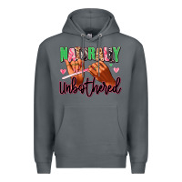 Rock Naturally unbothered afro nails Premium Hoodie - RanaPortraitStore