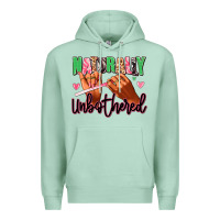 Seafoam Naturally unbothered afro nails Premium Hoodie - RanaPortraitStore