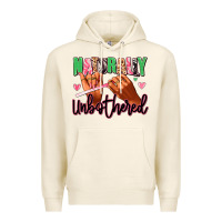 Tofu Naturally unbothered afro nails Premium Hoodie - RanaPortraitStore