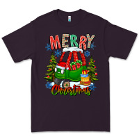 Plum merry christmas car Premium Tee - CowhideDigitalArt